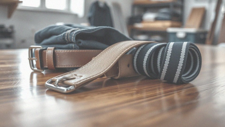 Jakie materiały są najlepsze na paski do jeansów damskich?