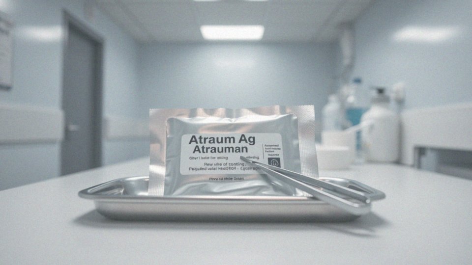 Co to jest podwójne zastosowanie opatrunku Atrauman Ag?