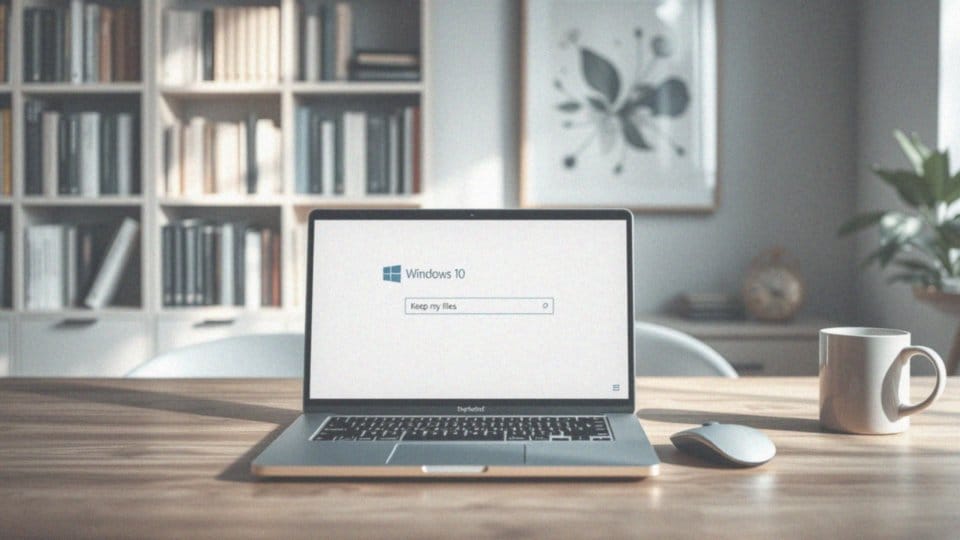 Jakie są opcje resetowania systemu Windows 10, które pozwalają na zachowanie plików?