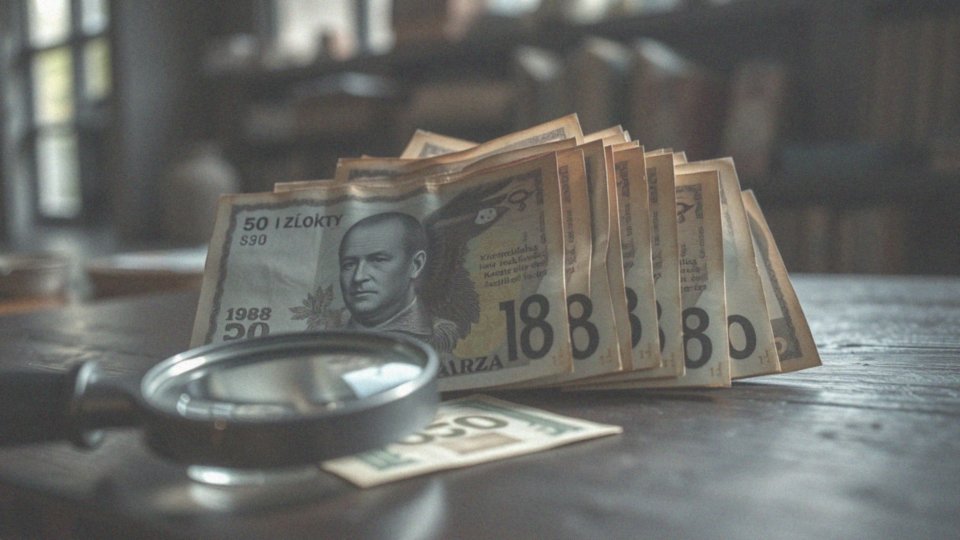 Jakie są ramy cenowe banknotu 50 zł z 1988 roku na rynku numizmatycznym?
