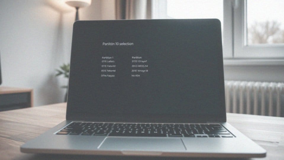 Jak wybrać partycję do instalacji Windows 10?