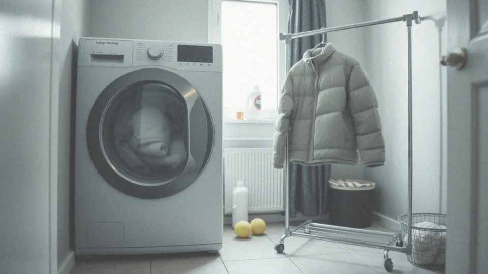 Jakie są zalecenia producentów dotyczące prania i suszenia kurtki puchowej?