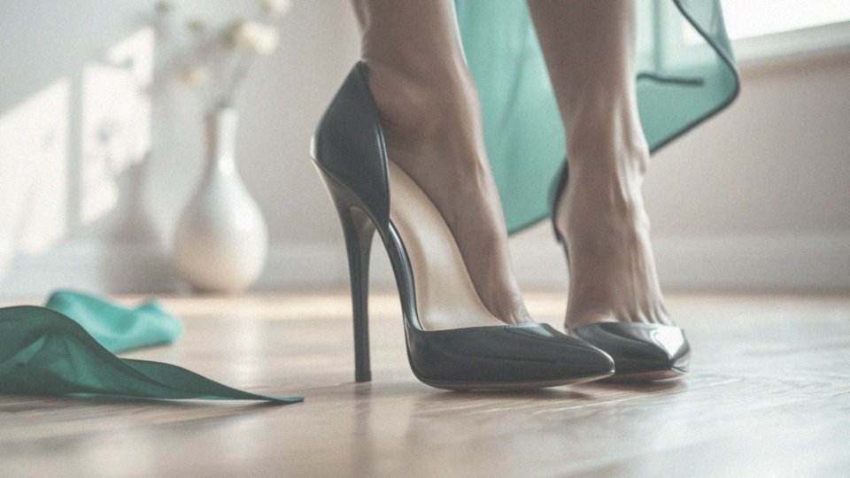 Jakie szpilki pasują do eleganckiej stylizacji z zieloną sukienką?